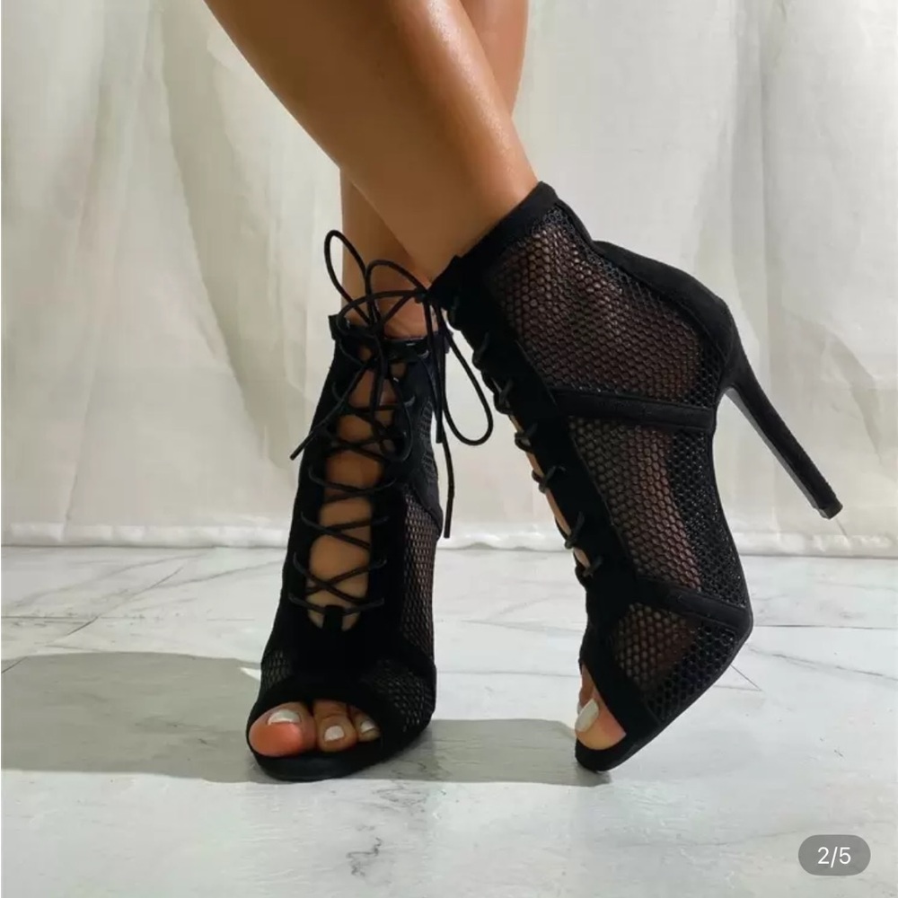 Black Booties- brand new